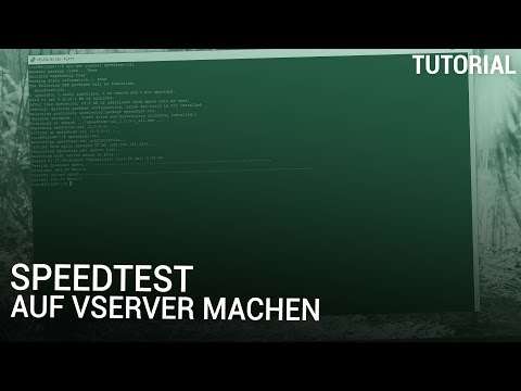 Speedtest auf einem vServer machen