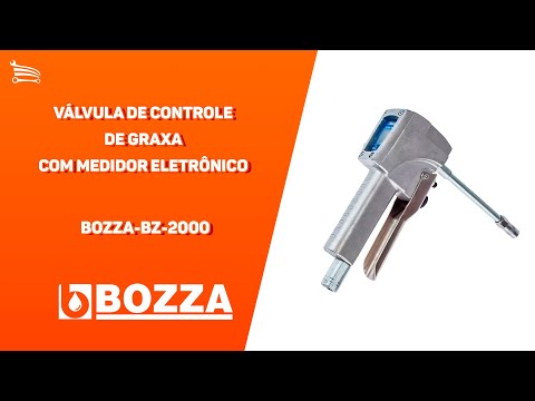 Válvula de Controle de Graxa com Medidor Eletrônico - Video