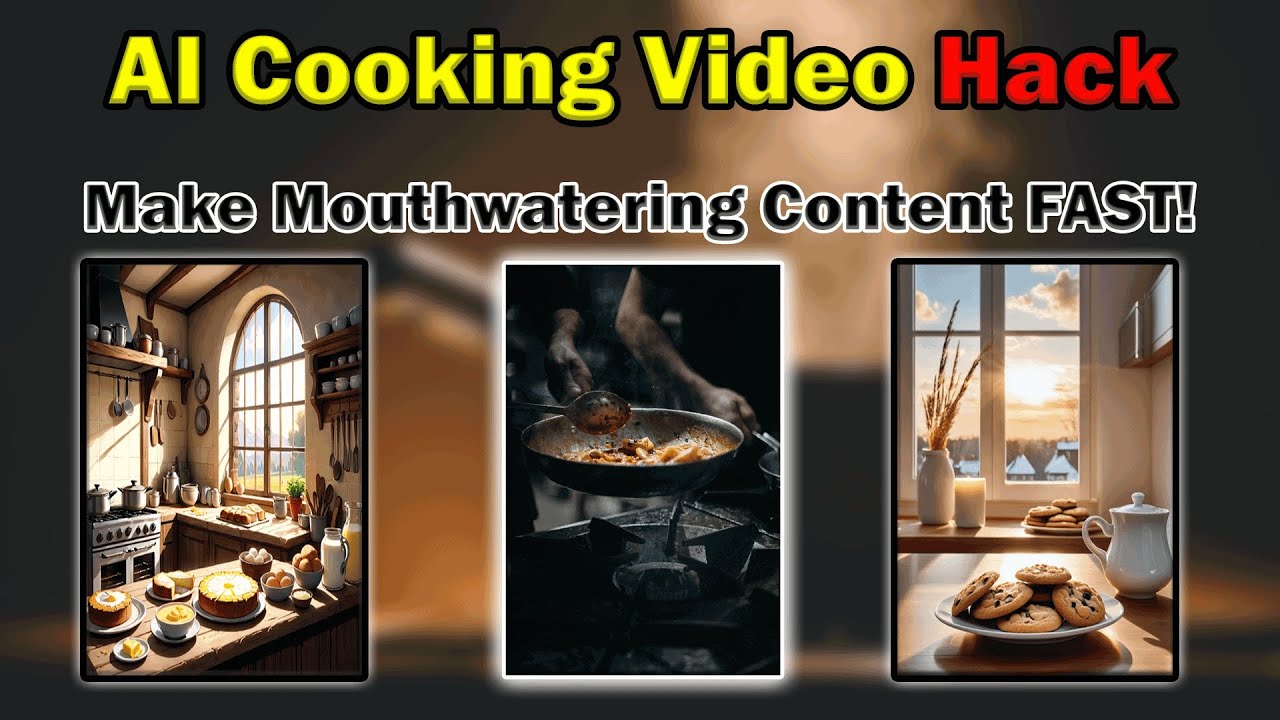 🔥Master AI Cooking Videos to Create Mouthwatering Content! 🚀