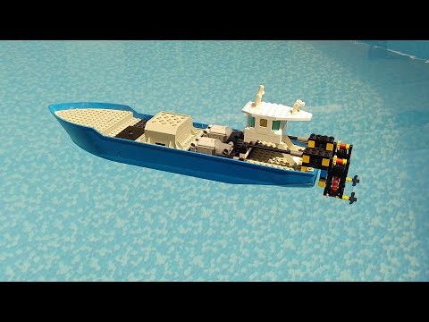 33 - Lego RC Ship MOC V2.0 / Diesel Engine Sound 🤗