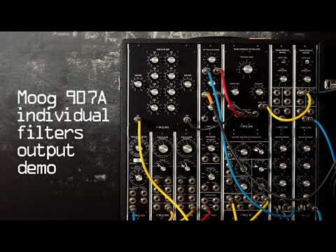Moog 907A Fixed Filter Bank: individual filters output