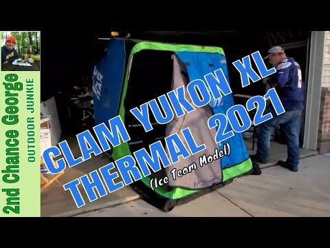 Clam Yukon Xl Ice Trap (Ice Team) 2021 - Initial setup and review