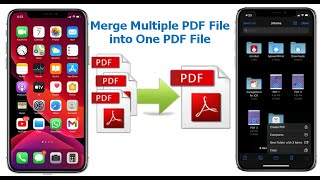 How to Merge Multiple PDF File into One PDF file in iPhone