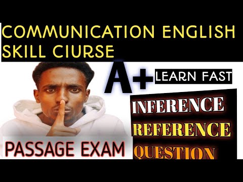 English Freshman Course skill 1 unit 1 Passage Question Inference and Reference 