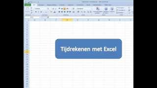 Rekenen met tijden in Excel