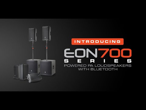 JBL Pro EON700 Powered PA Loudspeakers: Worldwide Product Launch Event