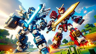 Extreme MECHA BATTLE In Minecraft !!!