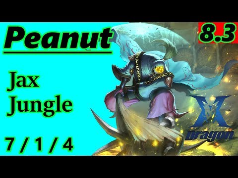 Peanut as Jax Jungle - S8 Patch 8.3 - Korean Challenger - Full Gameplay