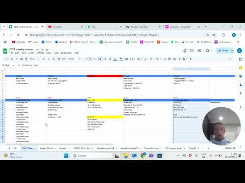 CFG weekly sheets   Google Sheets   Google Chrome   22 May 2025
