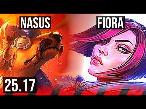 NASUS vs FIORA (TOP) | EUW Diamond | 25.17