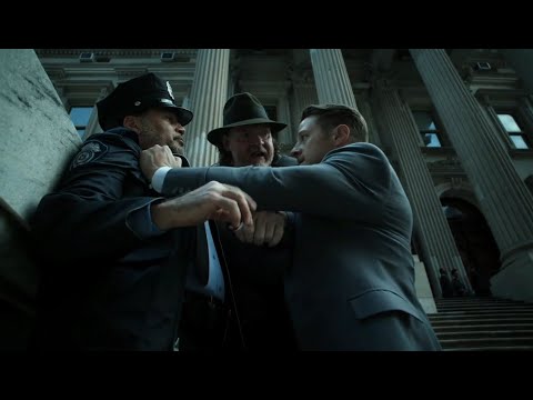 Jim Gordon & Harvey Pressing Corrupt Bagmen GCPD Cops (Gotham TV Series)