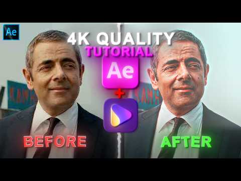 4K Quality Tutorial For your Edits!! || After Effects and Uniconverter AI Tutorial || @Patrick.ae7