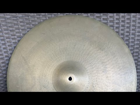 Vintage 1960s Stamp Zildjian Avedis 20” Ride Cymbal | Reverb