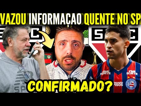 BOMBA🚨NICOLA TRAZ REVELAÇÕES IMPORTANTES DO SÃO PAULO! | ÚLTIMAS NOTÍCIAS DO SP NESTA QUARTA-FEIRA