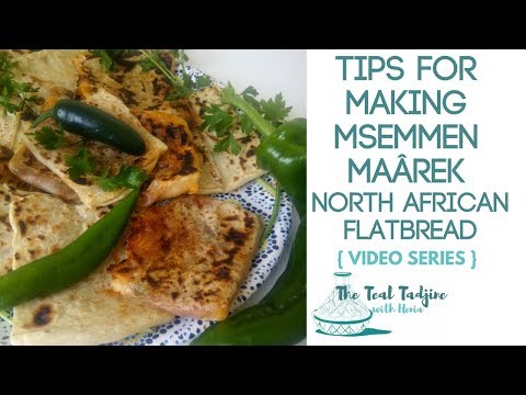 Shaping Tips for North African Layered Crêpes Msemmen | Astuces d'Msemen, ملوي و مسمن مع اسرار نجاحه