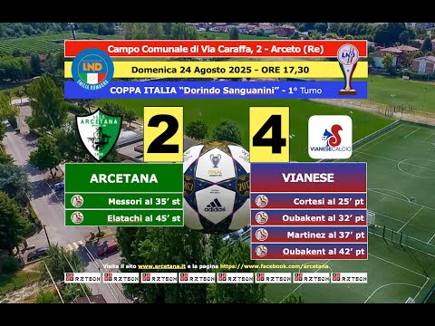 Arcetana - Vianese 2-4