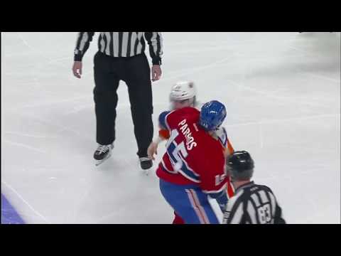 George Parros vs Brent Gallant April 10 2014
