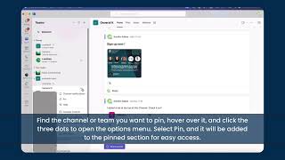 How to pin channels and teams in Microsoft Teams