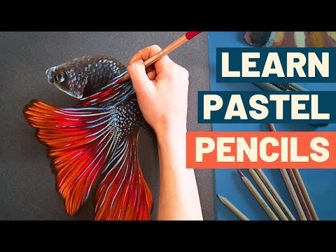 How to use Pastel Pencils - Complete Beginners Guide