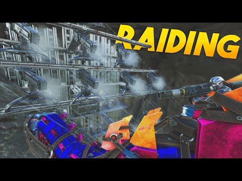 SOLO Raiding A Toxic Tribes Over Powered Rathole - ARK