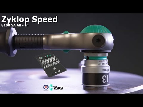 HF TORX® Socket Zyklop: Bộ dụng cụ Wera 8100 SA All - in Zyklop Speed | Wera + The Gioi Moi JSC