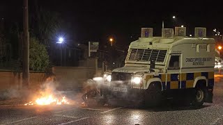 video: Watch: Petrol bombs and bricks hurled at police in Northern Ireland