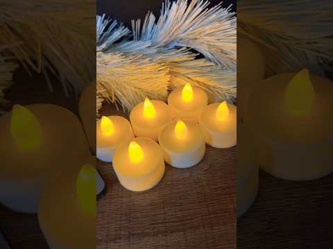 LED свічки чайні великі 55x38мм з пультом ДУ