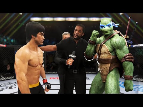 UFC 4 | Bruce Lee vs. Turtle Leonardo (EA sports UFC 4)
