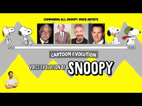 Voice Evolution of SNOOPY (PEANUTS) - 56 Years Compared & Explained | CARTOON EVOLUTION