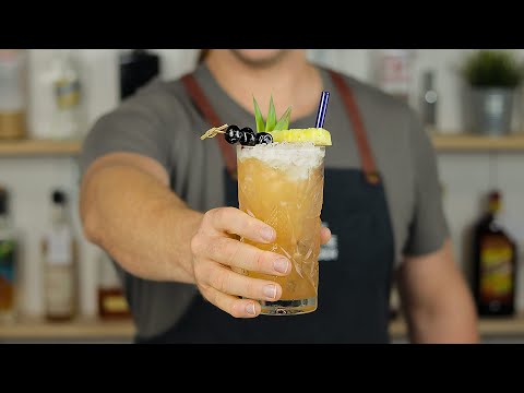 THREE DOTS AND A DASH - Classic Tiki Cocktail by Don the Beachcomber!
