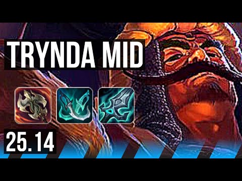 TRYNDAMERE vs VIKTOR (MID) | KR Master | 25.14