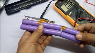 Repair laptop battery at home|| how to open laptop battery and rebuild after repairing