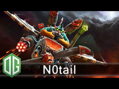 OG.N0tail  Gyrocopter Gameplay  - Ranked Match - OG Dota 2