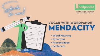 Mendacity Meaning (+bonus story of Pinocchio!) | Synonyms | Easy Trick | English Vocabulary