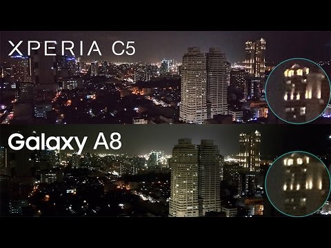 Galaxy A8 vs Xperia C5 Ultra Comparison, Camera Review, Benchmark Speed Test