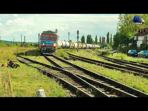 060-DA/ST43 60-1542-4 cu/with Marfar GFR Freight Train & GM 65-0989-7 in Oradea Est22 September 2016