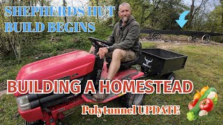 Homestead Update - Creating a kitchen garden - Building a Shepherds Hut