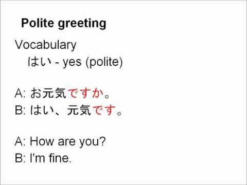 Learn Japanese from Scratch 2.1.1 - State-of-being & Polite form