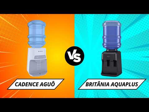 Qual BEBEDOURO de Mesa Escolher? CADENCE Aguô ou BRITÂNIA Aquaplus? [COMPARATIVO]
