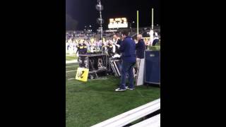 Announcing for University of Toledo Rocket Marching Band