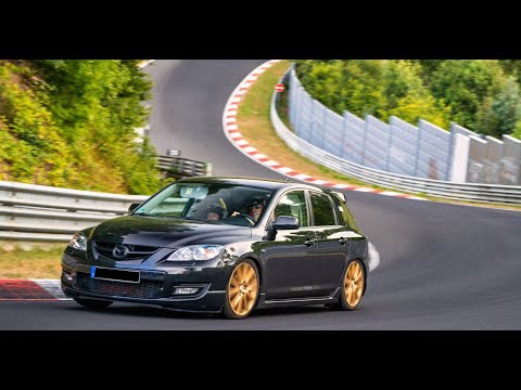 Mazda MAZDASPEED 3 BK MPS Nurburgring Nordschleife Racetrack , Green Hell , Touristenfahrten