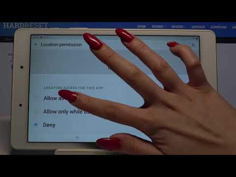 How to Manage Apps Permissions on SAMSUNG Galaxy Tab A 8.0 - Change Apps Permissions