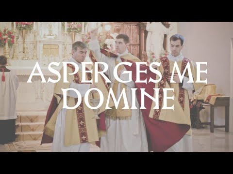 Asperges Me (with lyrics & translation)