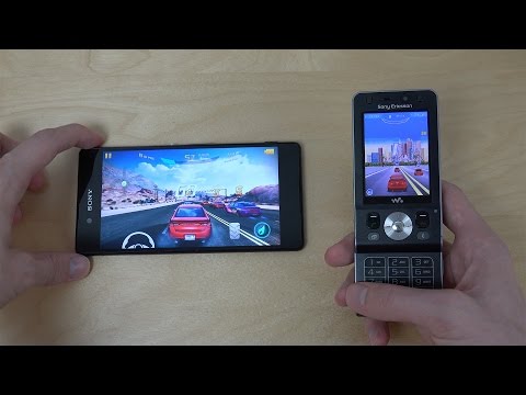Sony Xperia Z3+ vs. Sony Ericsson W910i - Asphalt Gameplay Comparison!