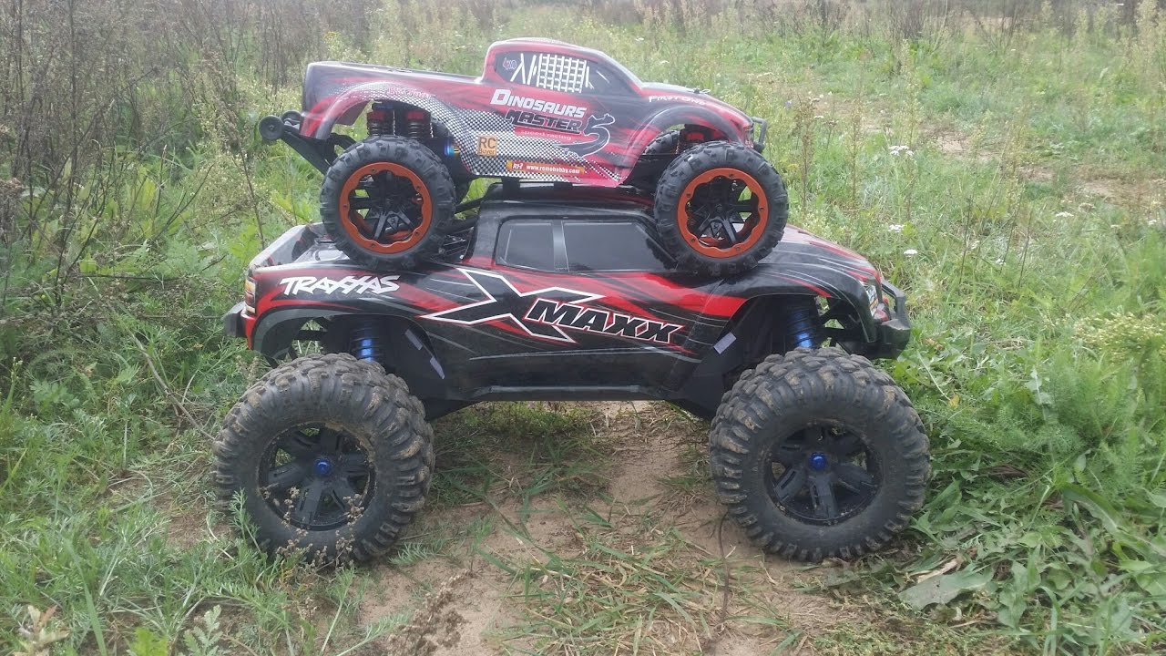 Радиоуправляемый монстр Remo Hobby Dinosaurs Master Brushless 4WD 2.4G 1/8 RTR