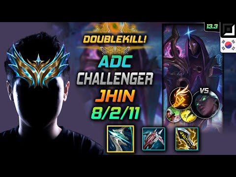 Challenger Adc Jhin Build Galeforce Fleet Footwork - Jhin Adc vs Senna - LOL KR 13.3