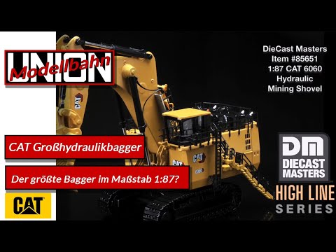 Produktpräsentation: Der größte CAT Großhydraulikbagger im Maßstab 1:87 / Spur H0 - DieCast Masters