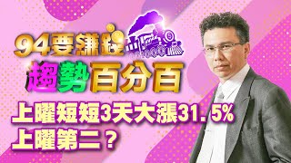 上曜短短3天大漲31.5% 上曜第二？