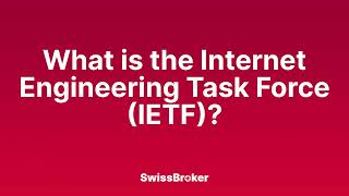 What is the meaning of the Internet Engineering Task Force (IETF)? [Audio Explai