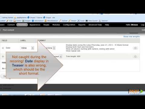 Building a Website with Drupal tutorial Media | packtpub com